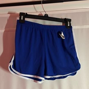 Plain blue shorts!